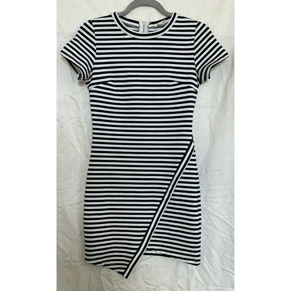 Tea n Cup Dresses & Skirts - ANTHRO TEA AND CUP Black & White Stripe mini Dress